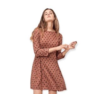Christy Dawn Polka Dot Fox Dress 100% Viscose